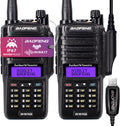 Mirkit 2X Baofeng UV-9R Plus MK1 Two Way Radio - IP67 Waterproof