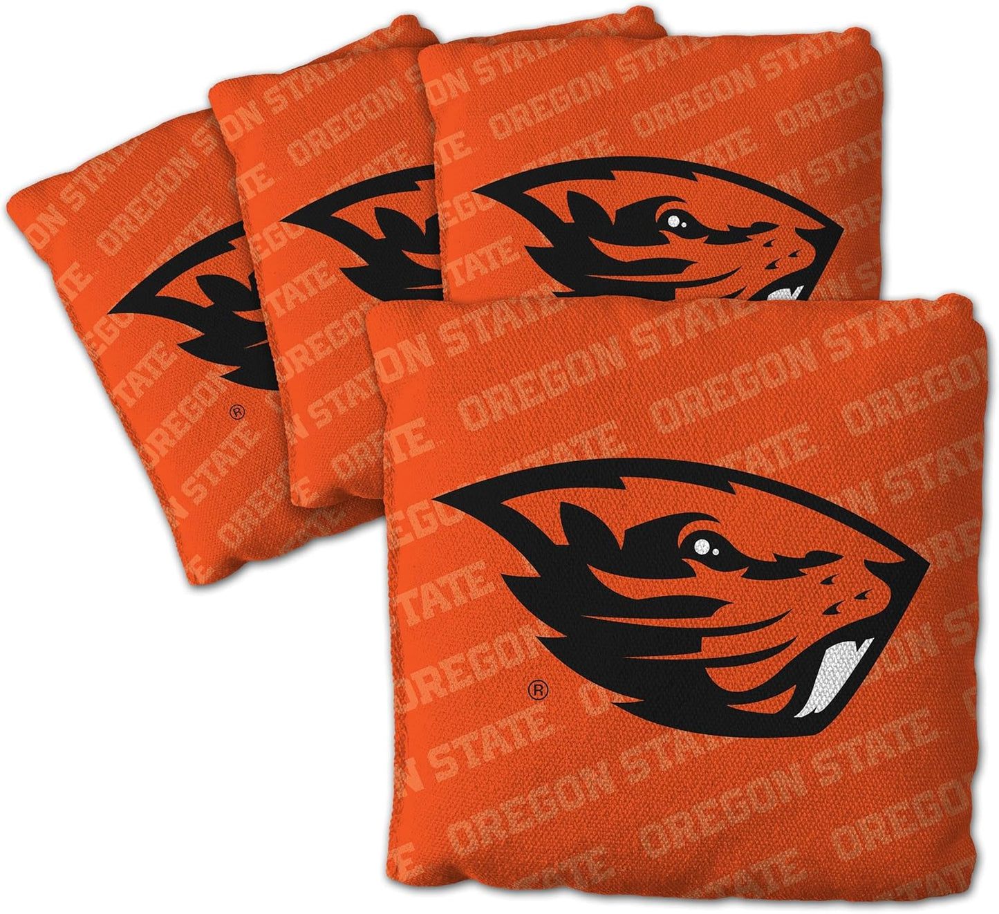 Officially-Licensed NCAA Set of 4 Cornhole Bags for Fans