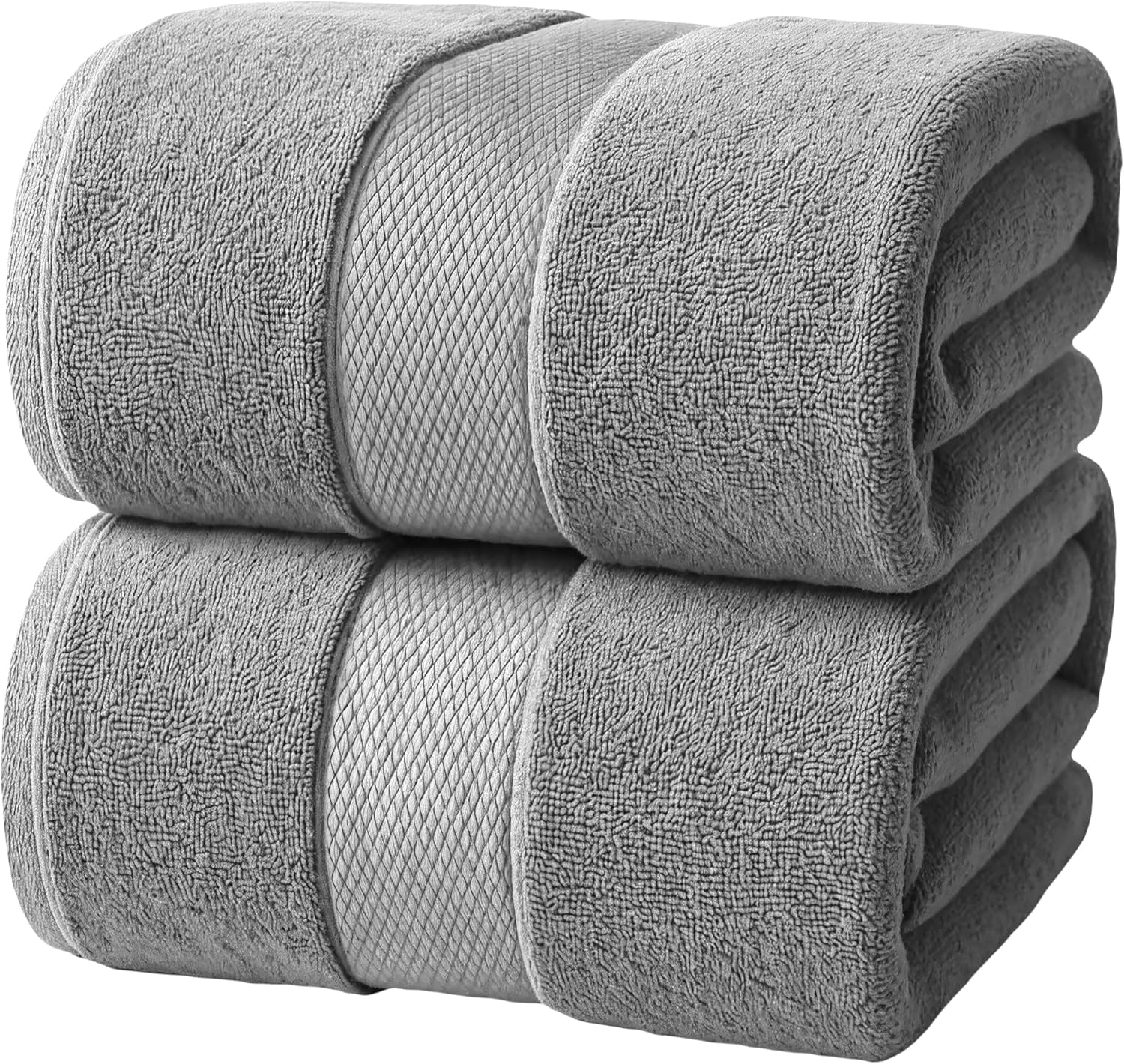 Luxury Bath Sheets Towels 2 Pack 600 GSM for Ultimate Comfort