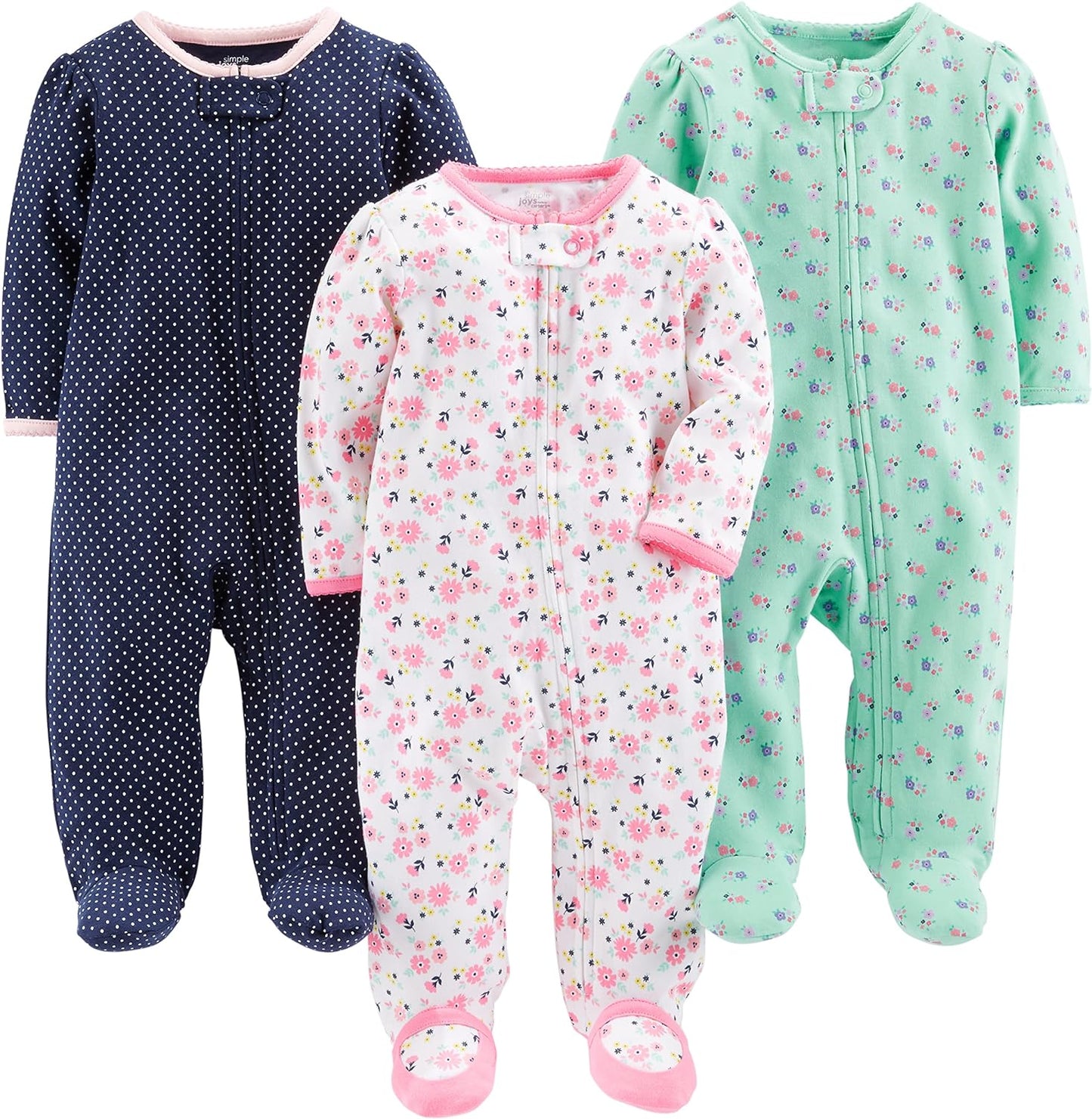 Carter's Baby 3-Pack Sleep & Play Set - Cozy & Stylish 3-6M