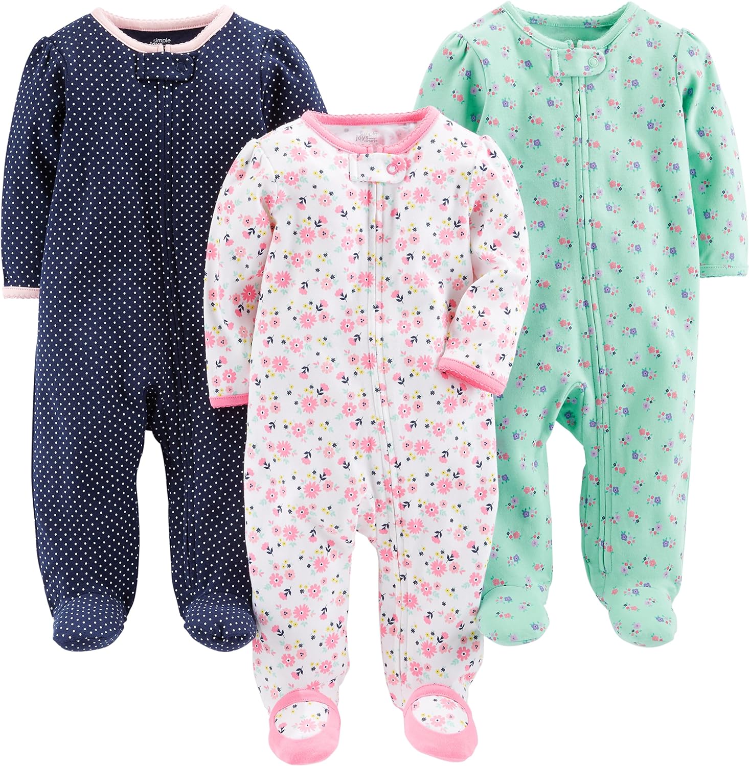 Carter's Baby 3-Pack Sleep & Play Set - Cozy & Stylish 3-6M