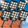 Solar Street Lights Outdoor Waterproof 6500K LED - Motion Sensor