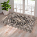 Washable Entryway Rug 3x5 - Soft Non Slip Runner for Home