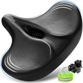 Oversized Bike Seat for Men & Women Comfort - Extra Wide Cushion