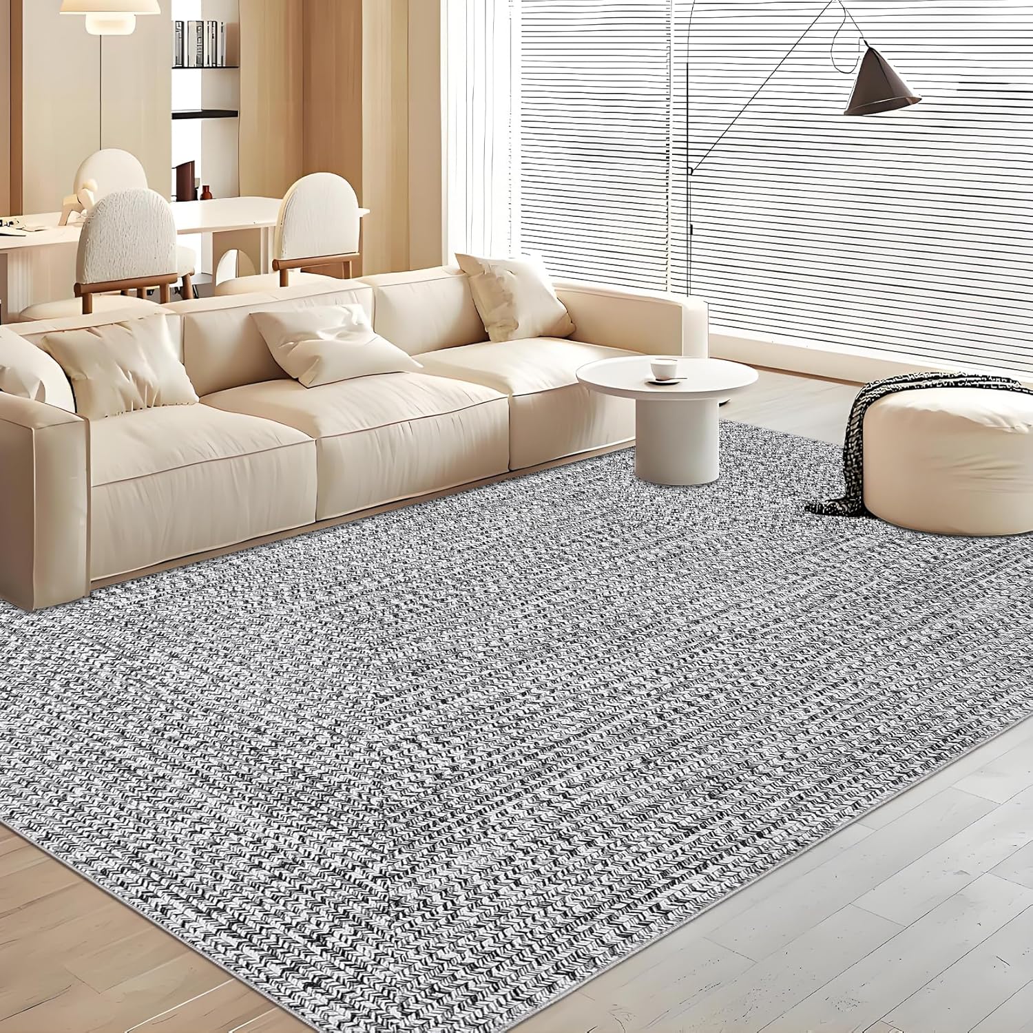 Washable Area Rugs 9x12 for Living Room and Bedroom Decor