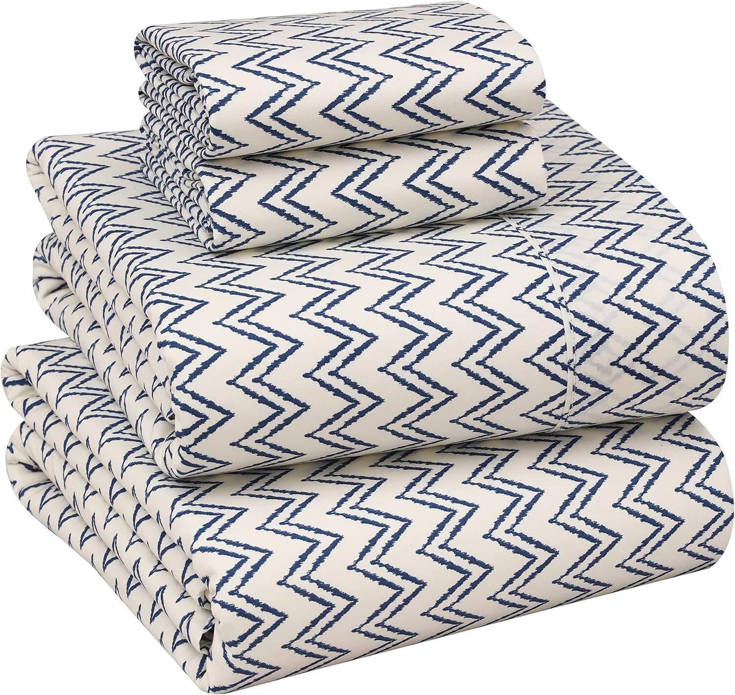 100% Cotton Full Size Bed Sheets Set for Ultimate Comfort