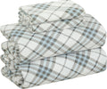 Bliss Casa 4 Piece Cotton Flannel Sheets King Size - Warm & Soft
