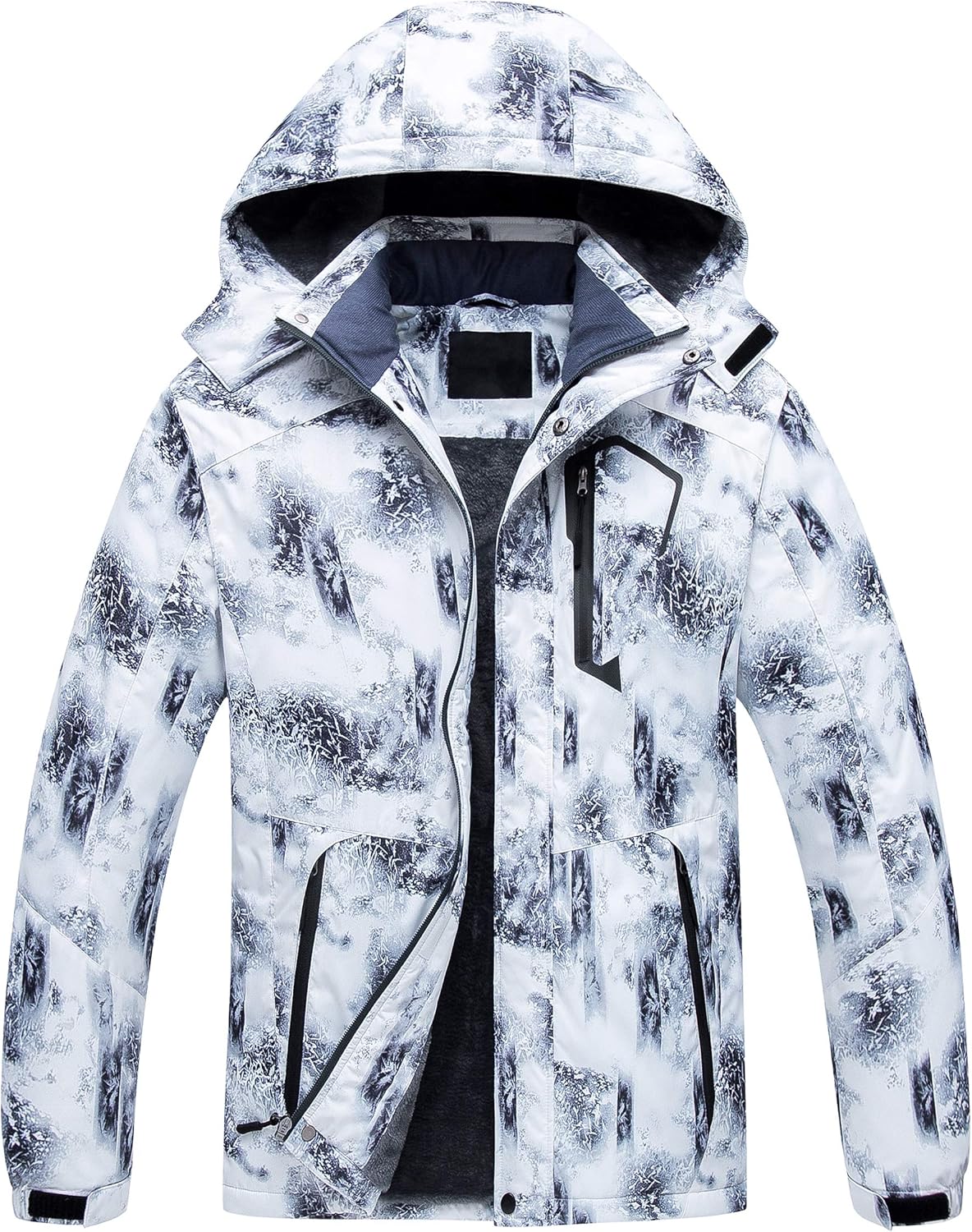 CREATMO US Men's Waterproof Ski Jacket - Windproof & Warm