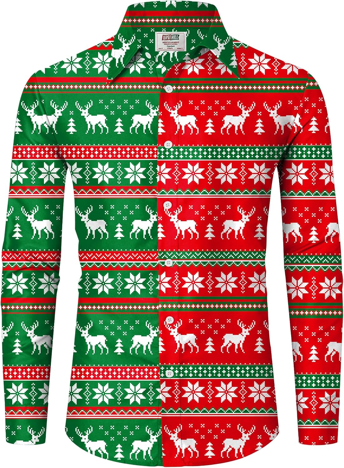 Arvilhill Men's Christmas Shirts for Holiday Cheer and Fun