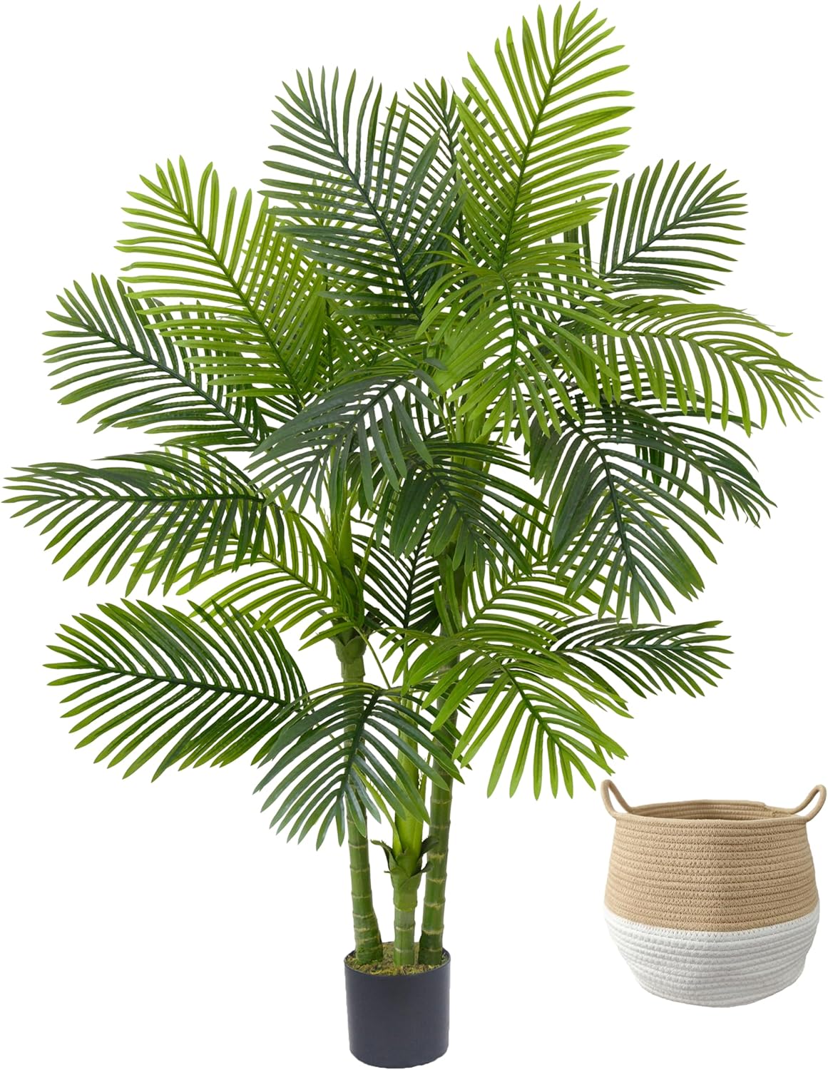 6ft Artificial Palm Tree for Indoor Outdoor Home Decor