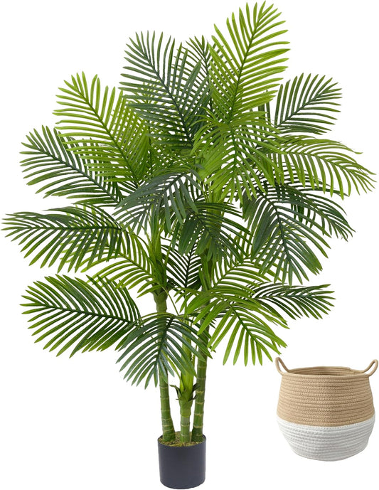 6ft Artificial Palm Tree for Indoor Outdoor Home Decor