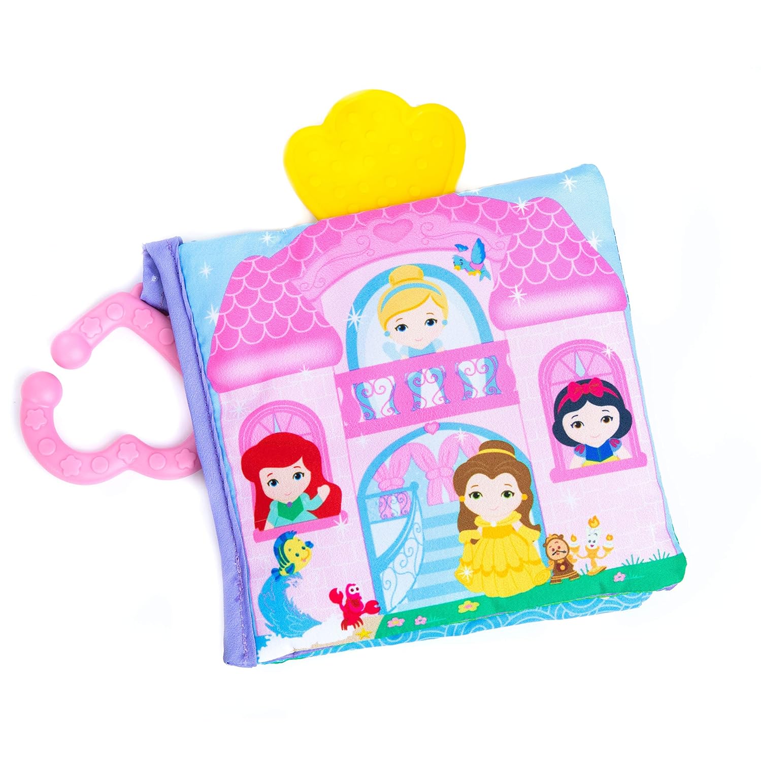 Disney Princess Soft Book with Teether - Baby's Sensory Delight