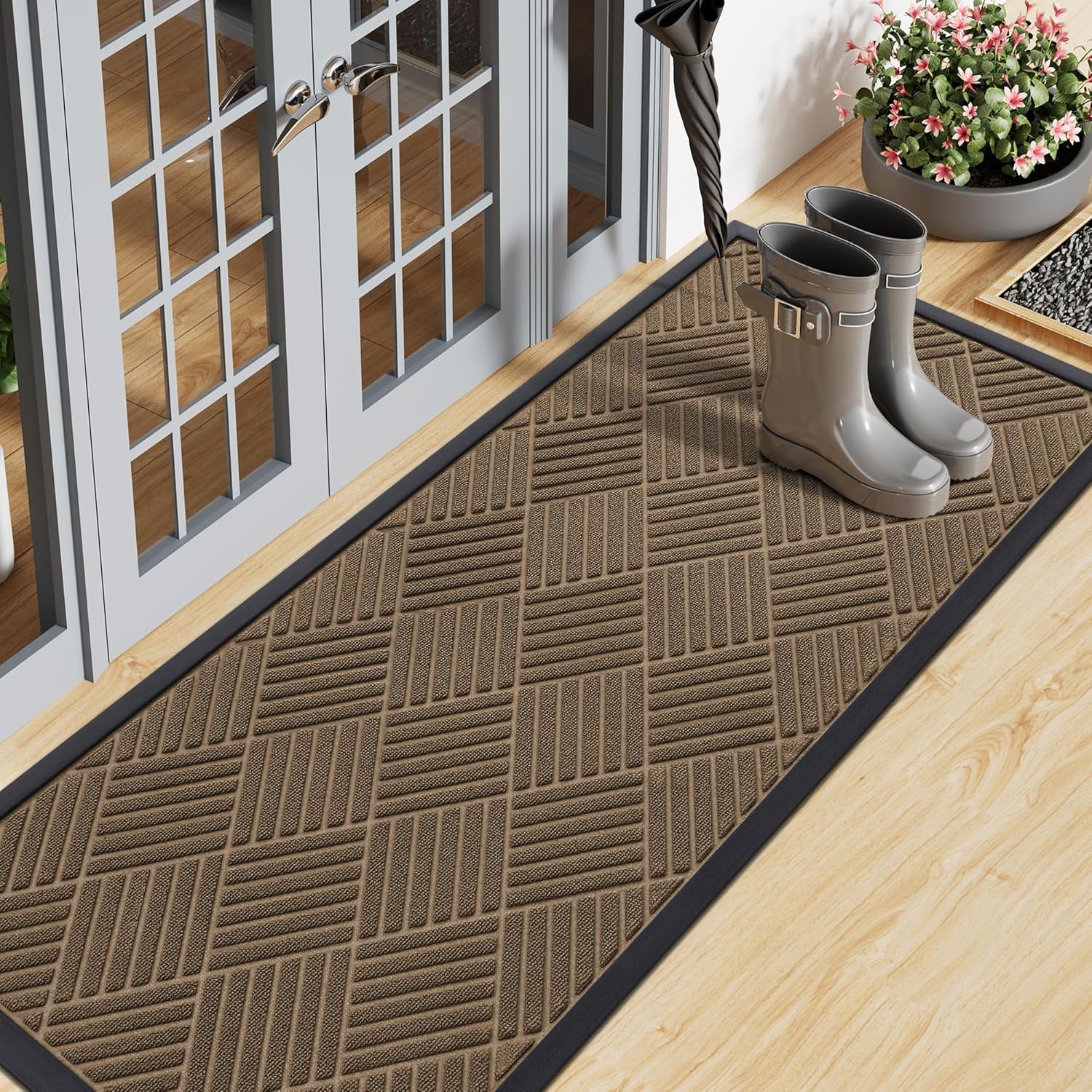 Smiry Heavy Duty Outdoor Indoor Natural Rubber Doormat Review