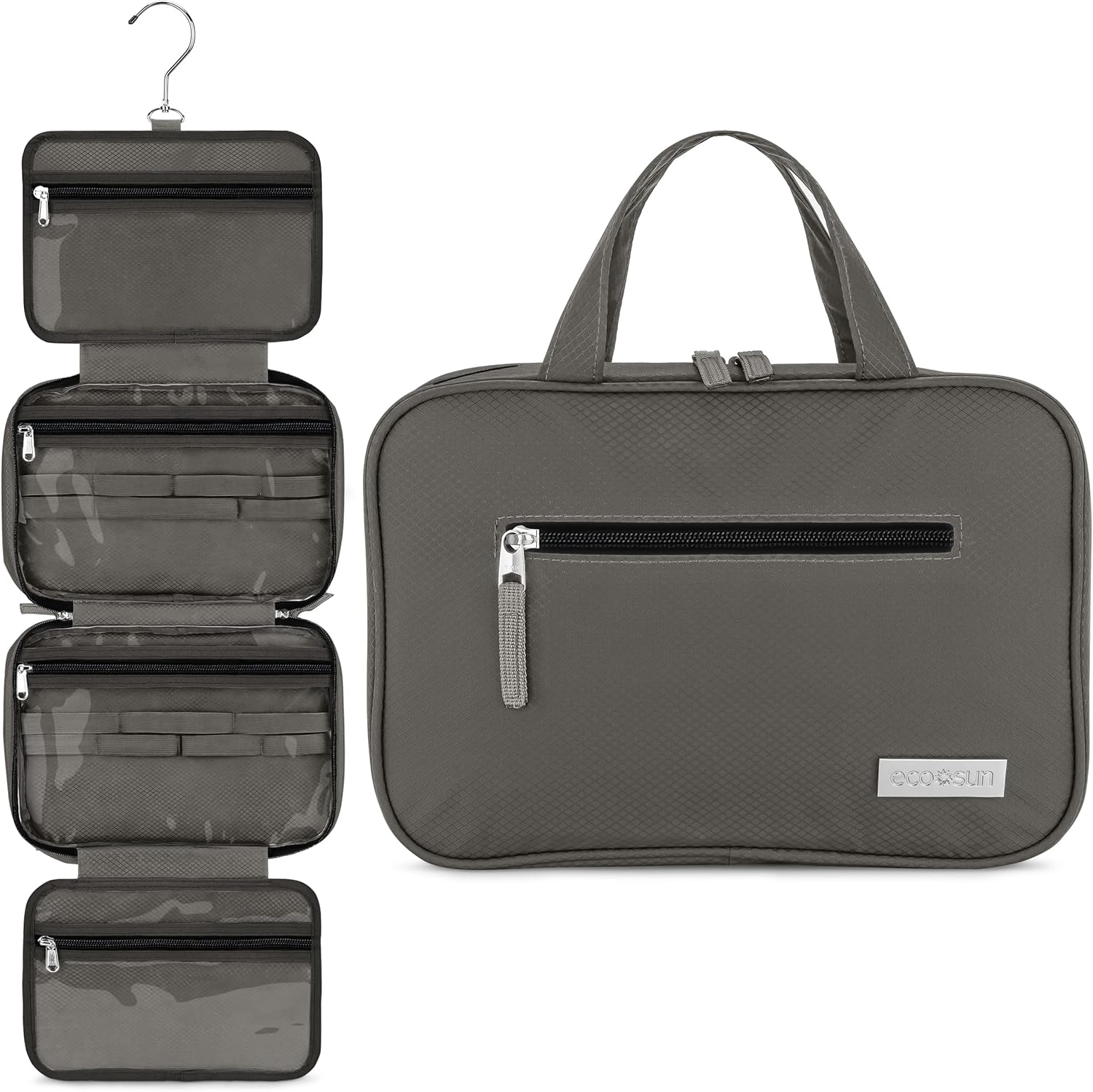 Hanging Travel Toiletry Bag - Water-resistant Organizer for All