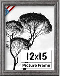 Barnwood Gray 12x15 Picture Frame.75 in Wide - Rustic Solid Wood