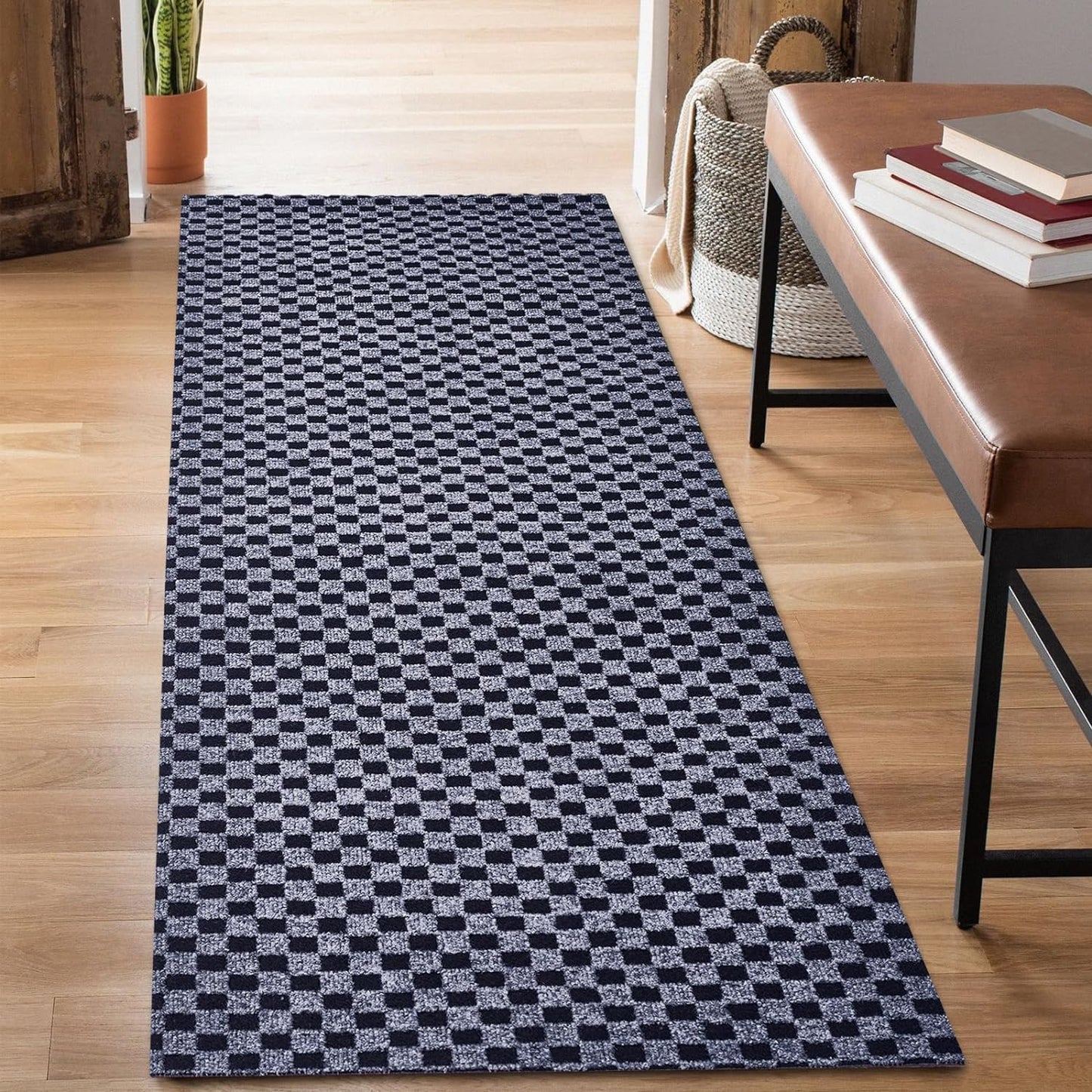 6ft x 45ft Runner Rugs with Rubber Backing for Indoor Outdoor Use