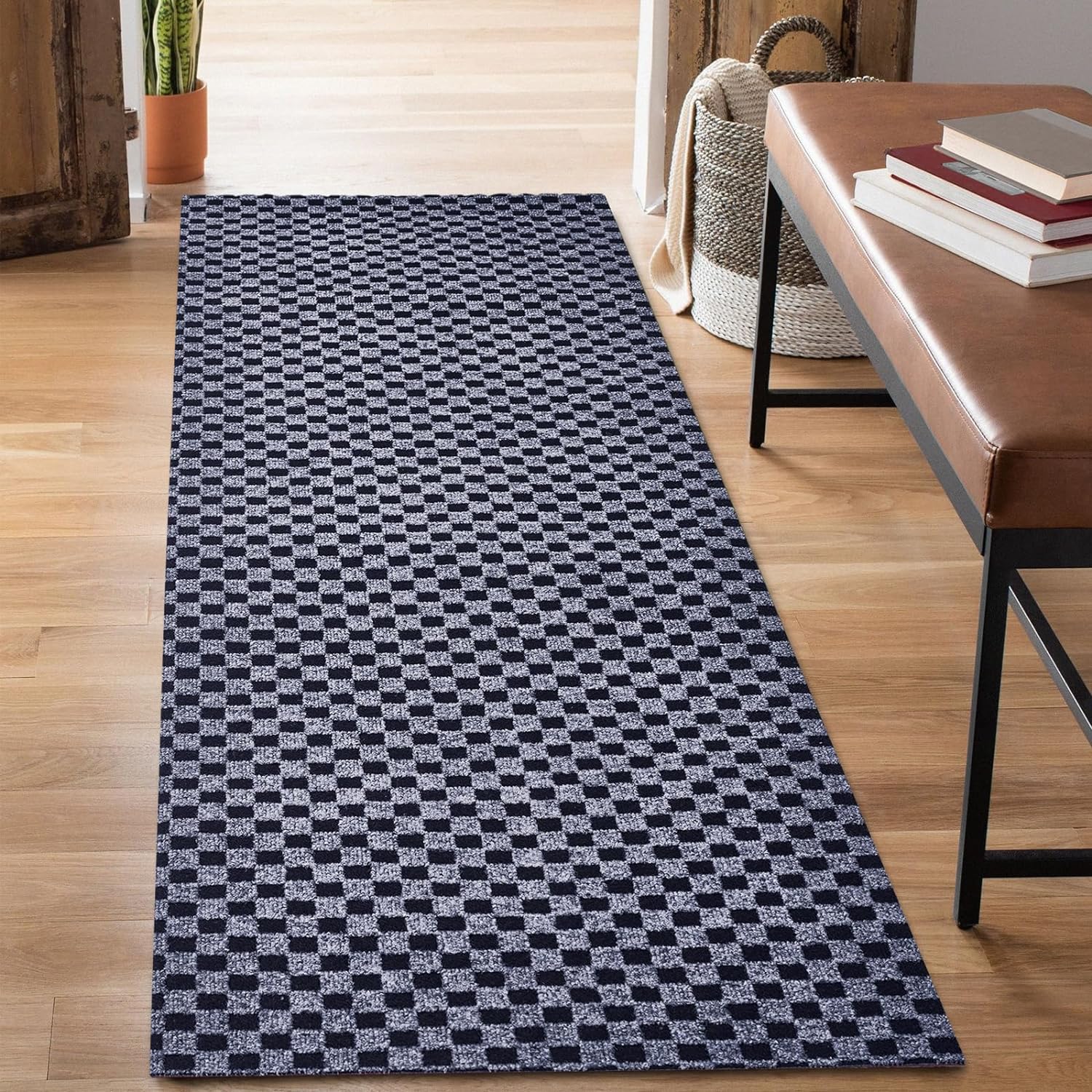 6ft x 45ft Runner Rugs with Rubber Backing for Indoor Outdoor Use