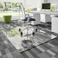 Koonmi Chair Mat for Carpet Tempered Glass 46in x 60in - Invisible
