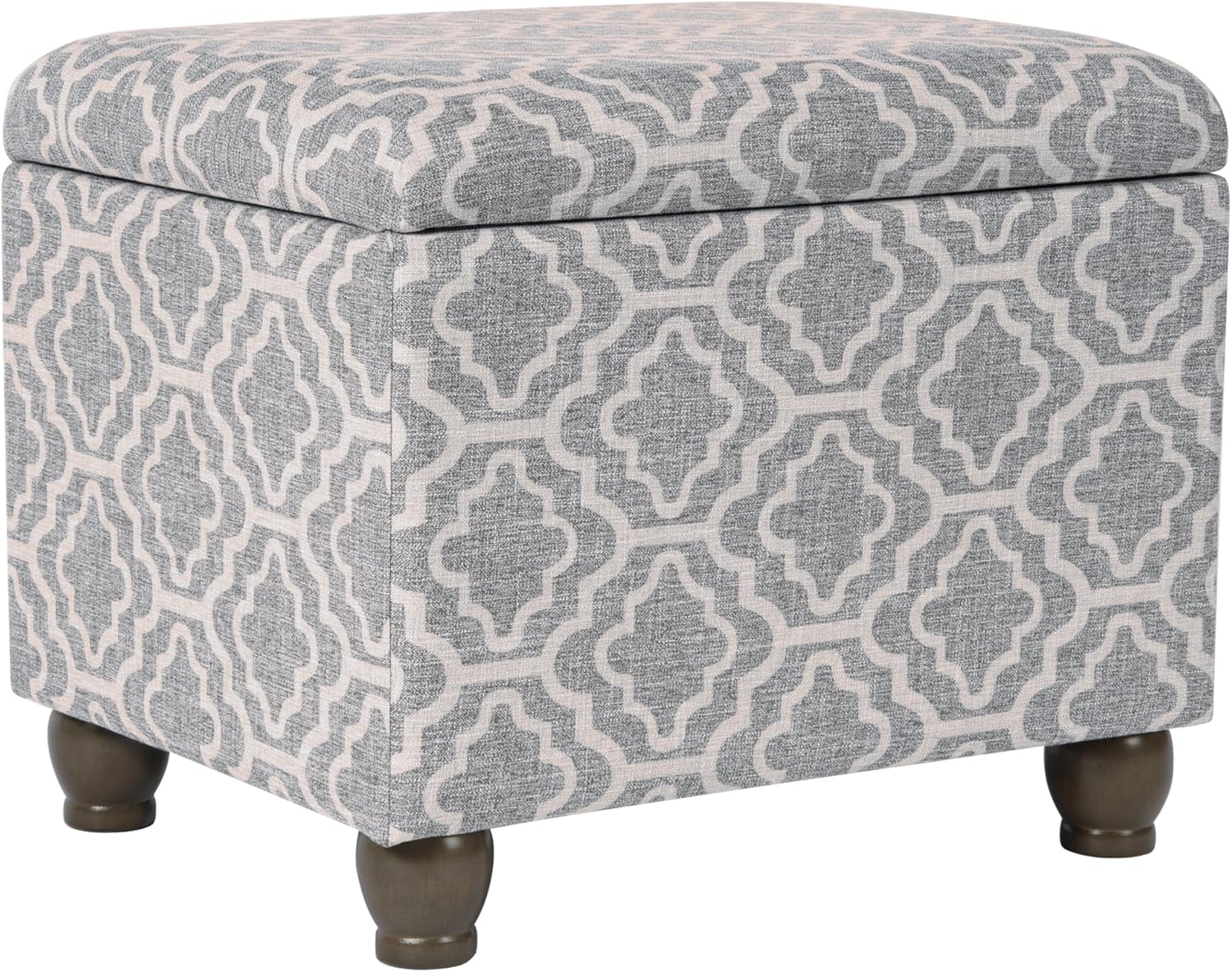 Stylish Medium Rectangular Storage Ottoman for Living Room