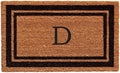 Calloway Mills 36 in x 72 in Monogram Doormat D - Durable Coir Mat