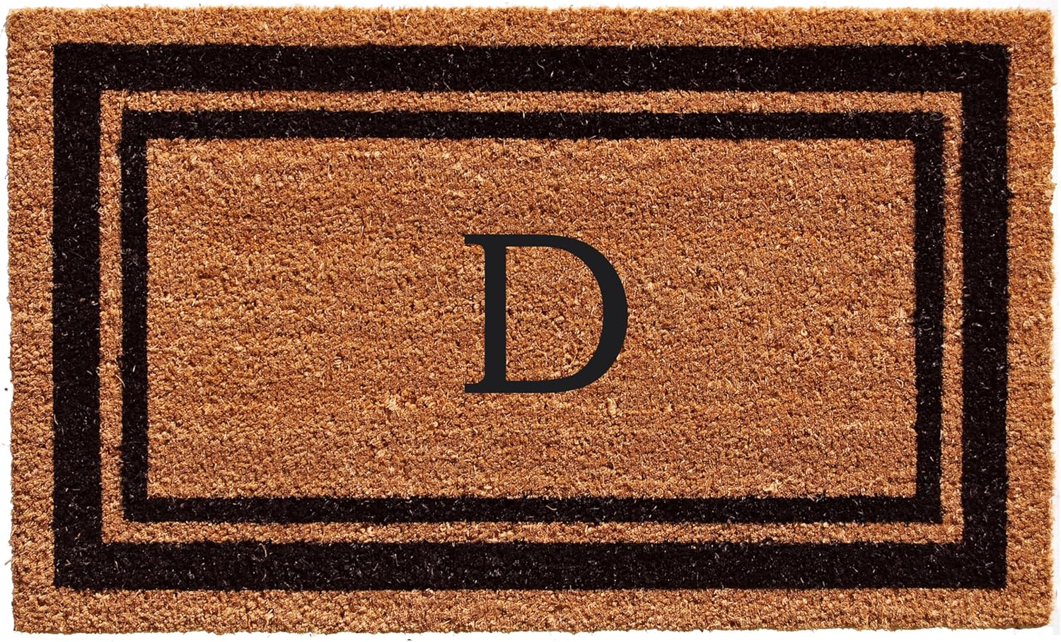 Calloway Mills Monogram Doormat Letter D - Durable 36in x 72in