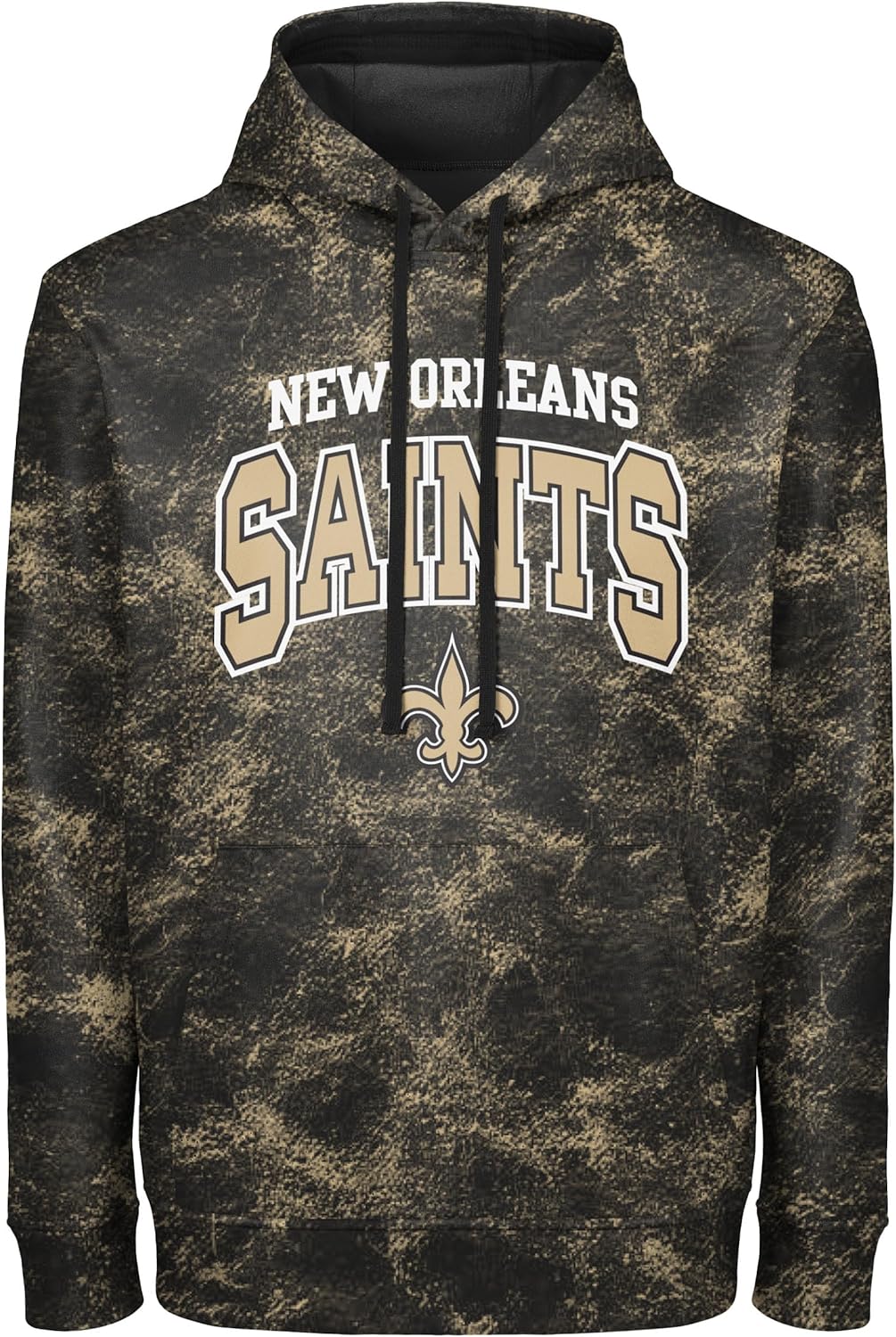 NFL Men's Big Logo Wordmark Camo Performance Hoodie for Fans