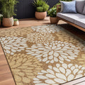 Beverly Rug Outdoor Rug 8x10 - Modern Tropical Leaf Patio Rug