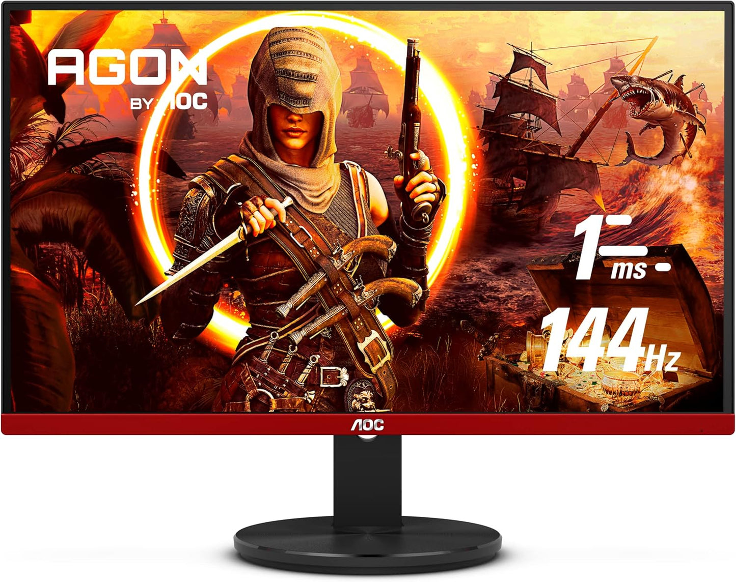 Immersive Gaming Experience: AOC 24 144Hz FreeSync Monitor