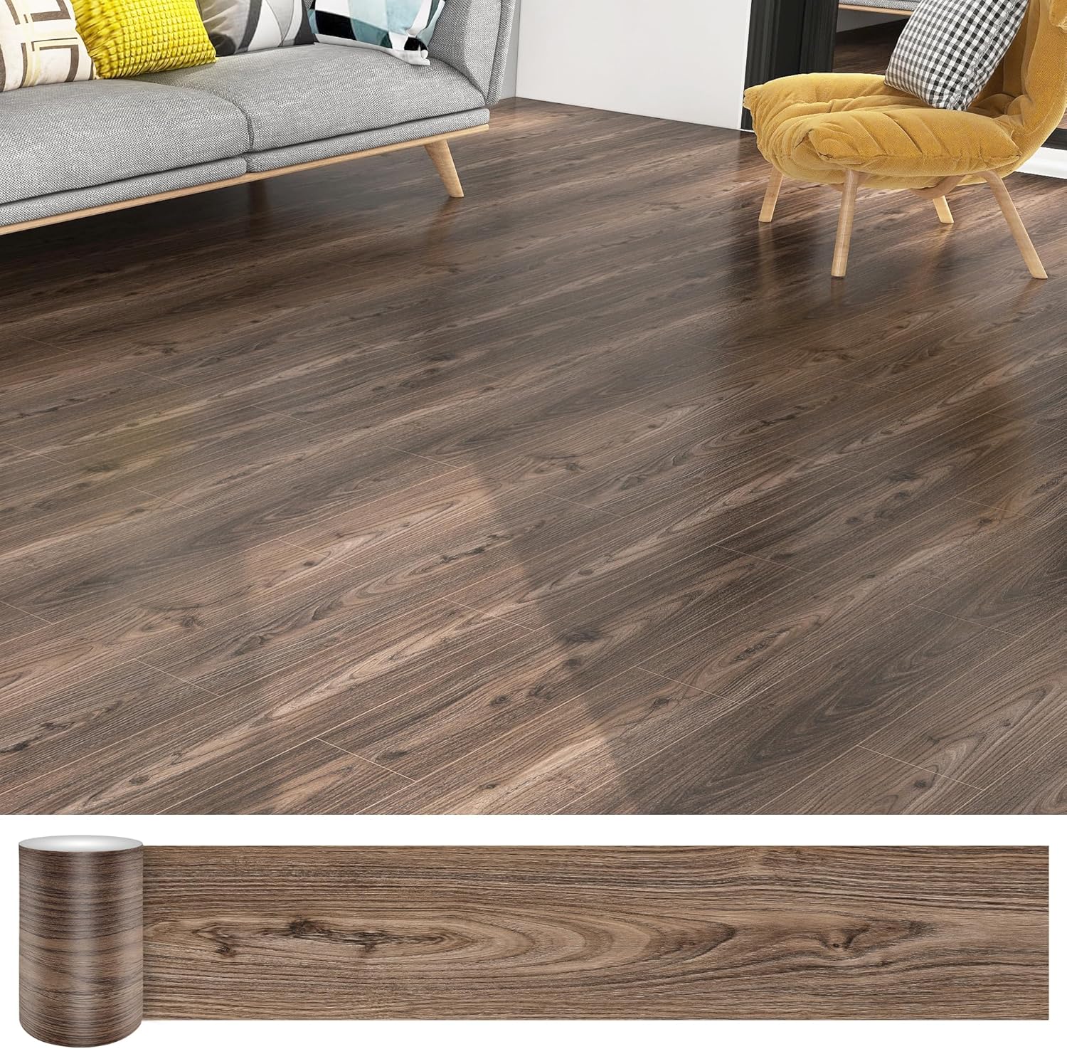 Lareko Peel and Stick Floor Tile for Easy DIY Home Renovation