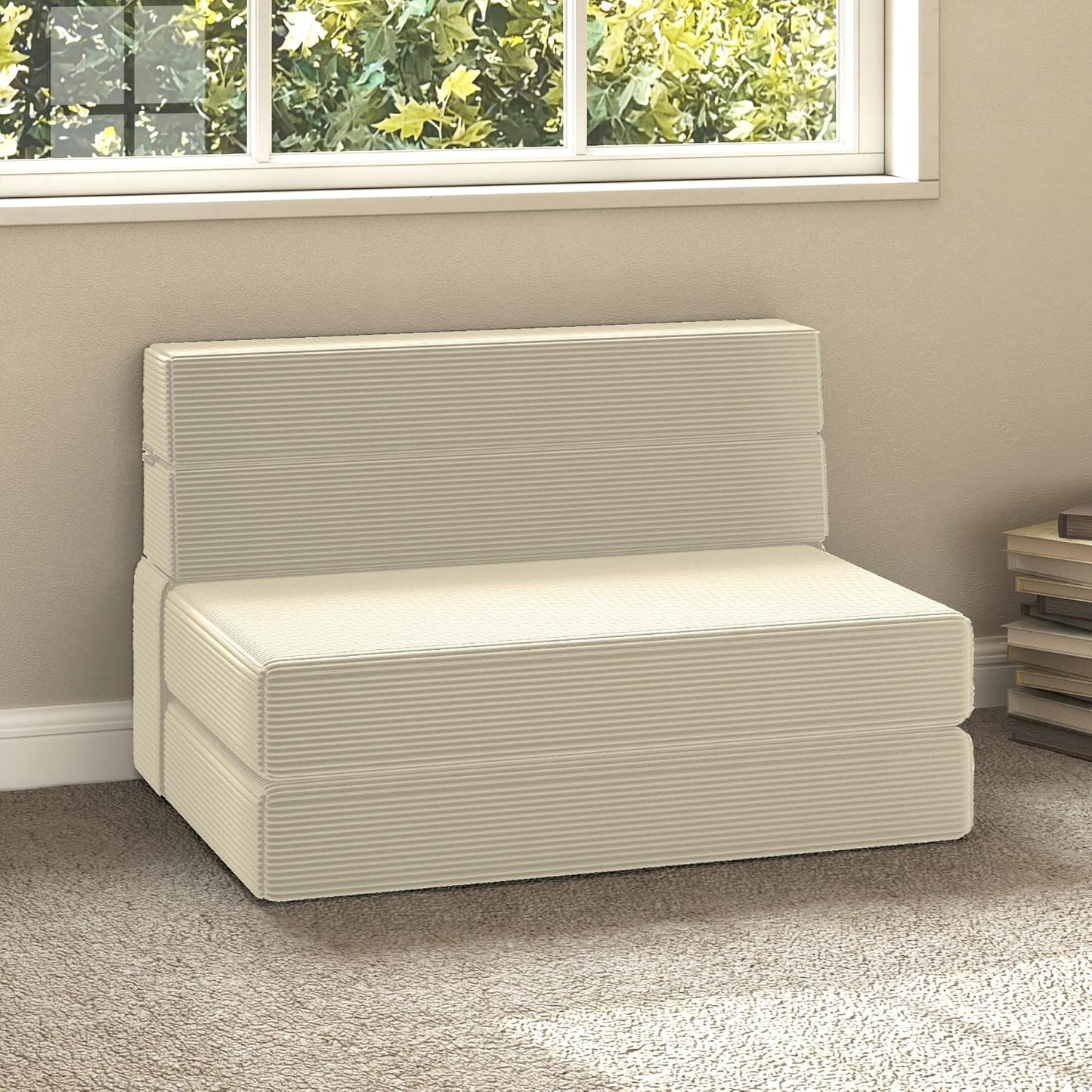 Folding Sofa Bed with Memory Foam for Living Room and Bedroom