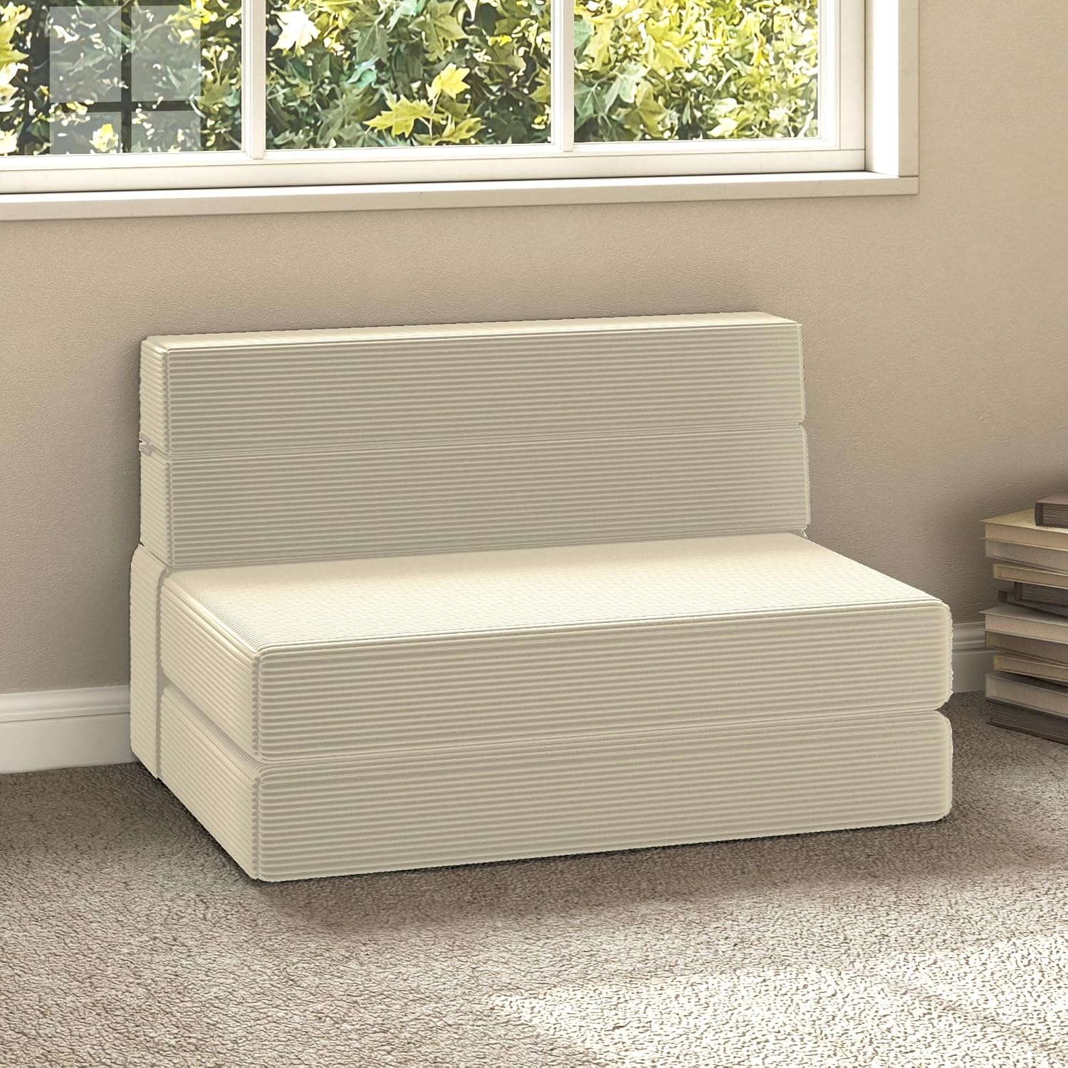 Folding Sofa Bed with Memory Foam for Living Room and Bedroom