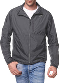 Mens Windbreaker Jacket Lightweight Packable Windproof - Trailside