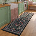Runner Rug for Kitchen 2ft x 6ft Non Slip Washable Vintage Botanical