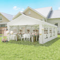 Outsunny 13 x 26 ft Heavy Duty Party Tent - Sturdy Outdoor Shelter