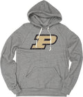 Blue 84 Men's Tri-Blend Hoodie for Men - Vintage Purdue Icon