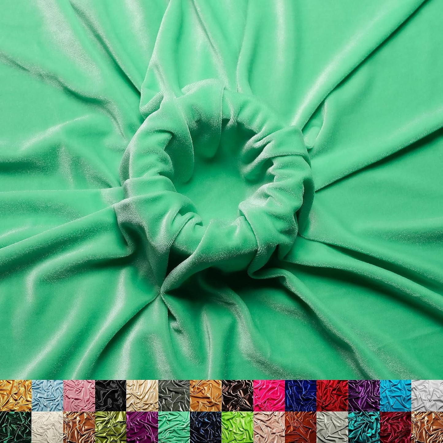 Stretch Velvet Fabric - Soft, Durable, and Versatile for Crafts