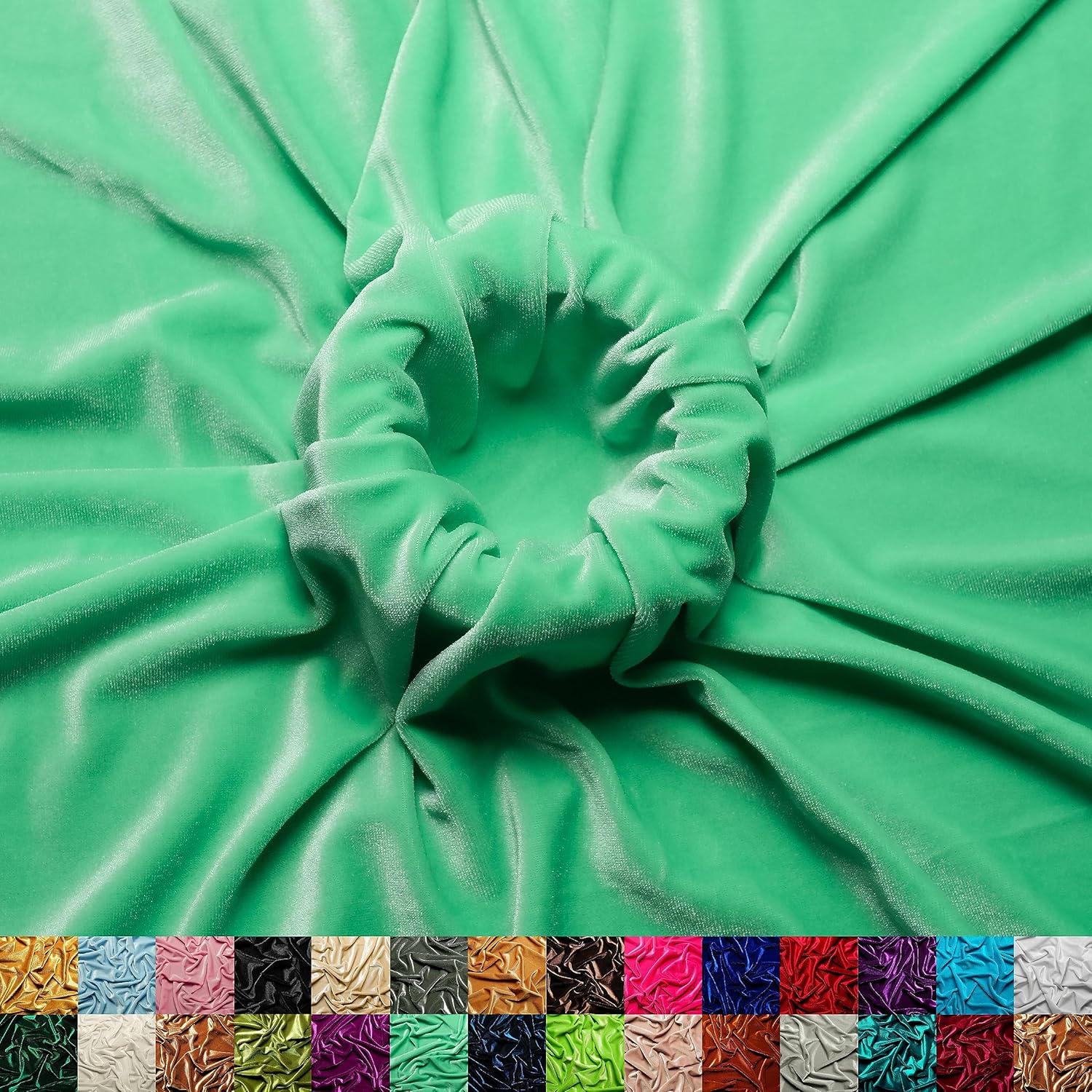 Stretch Velvet Fabric - Soft, Durable, and Versatile for Crafts