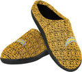 FOCO NFL mens Poly Knit Cup Sole Slipper for Ultimate Comfort