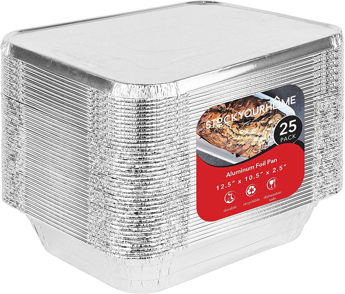 Aluminum Foil Pans with Lids - Perfect for Baking and Grilling