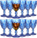 Yinder Vintage Glass Goblet Set of 12 for Any Occasion