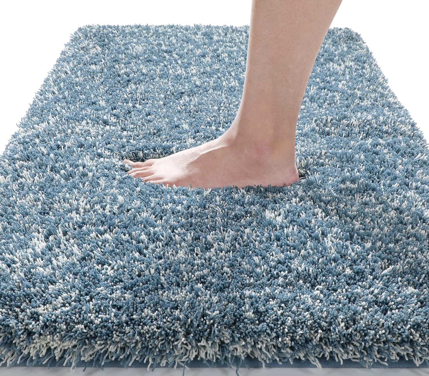 Yimobra Luxury Bathroom Rugs: Fluffy, Non-Slip, Water Absorbent
