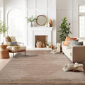Rugshop Bohemian Stripe Stain Resistant Area Rug for Home