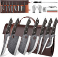 Butcher Cleaver Knife Set 13PCS - Complete Meat Cutting Kit