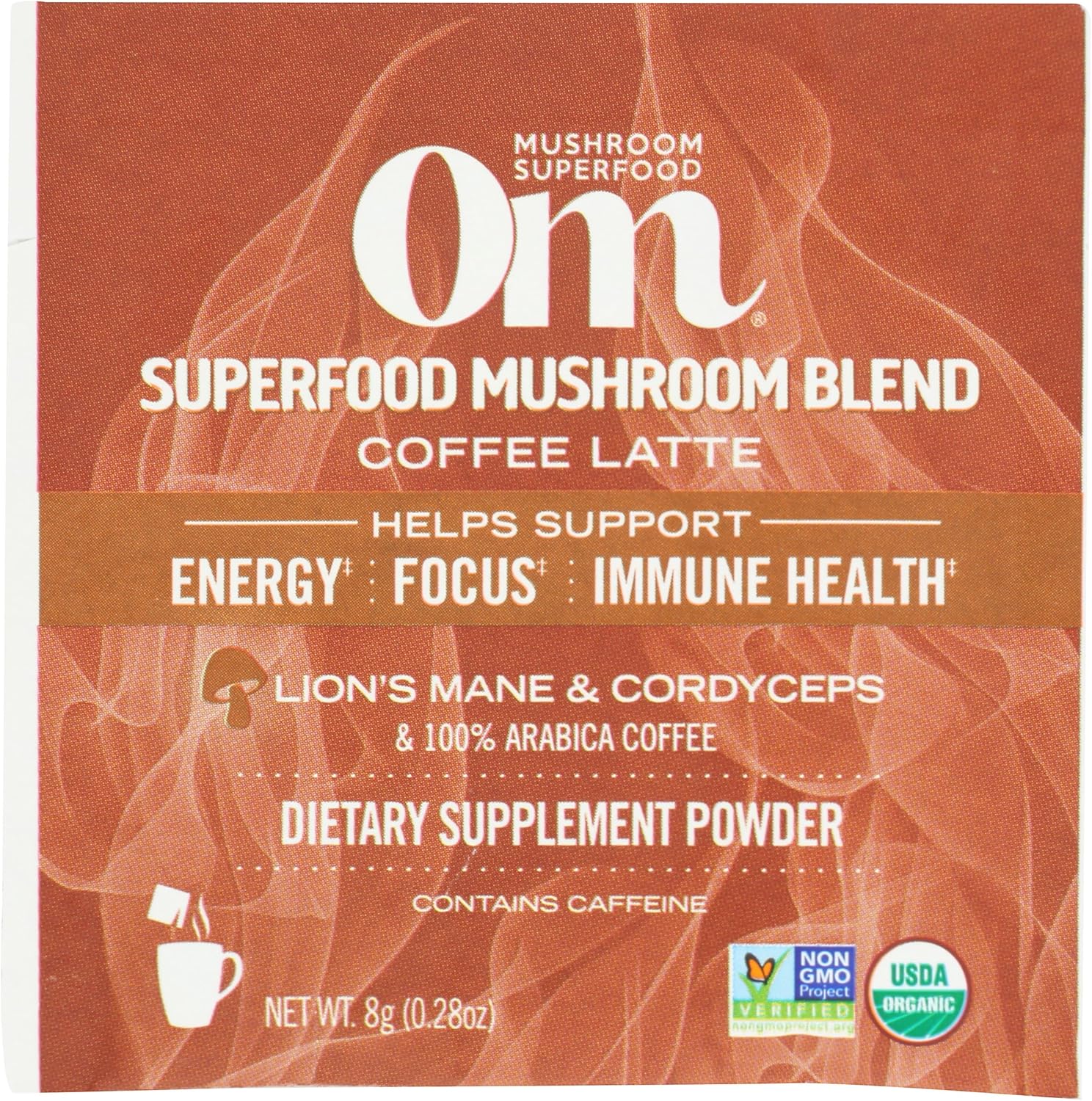 Organic Mushroom Powered Coffee Latte for Daily Energy Boost!