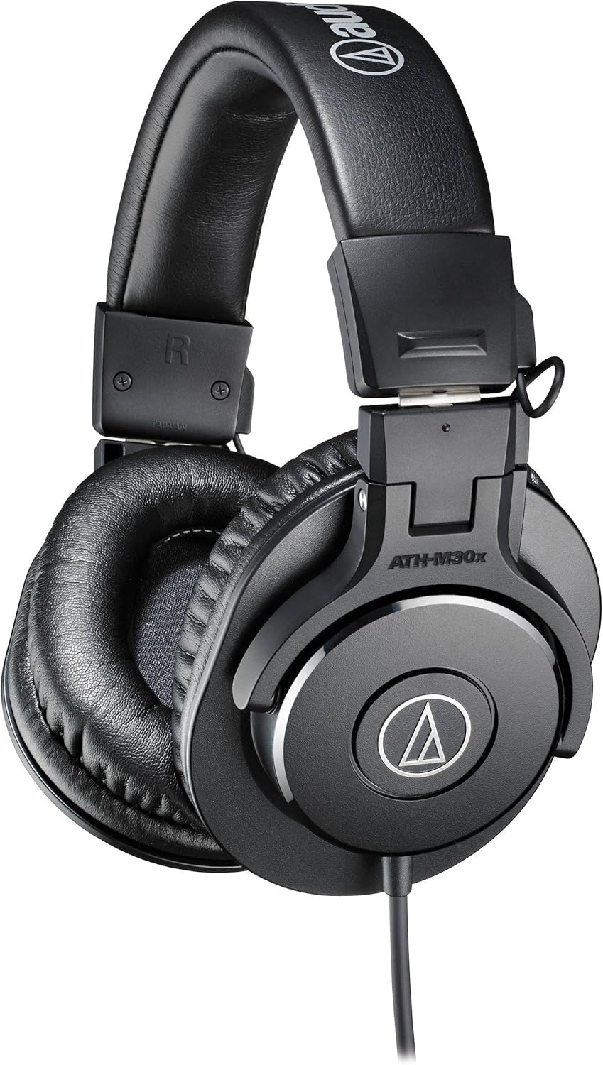 Audio-Technica ATH-M30x Studio Headphones, Pro Sound