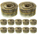 3600 Count 15-Degree Coil Siding Nails - Full Round Head Galvanized