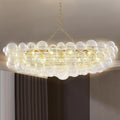 Nordic Bubble Ball Swirled Glass Chandelier for Stylish Spaces