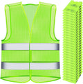 High Visibility Vest 30 Pack - Reflective Safety Hi Vis Mesh Vest