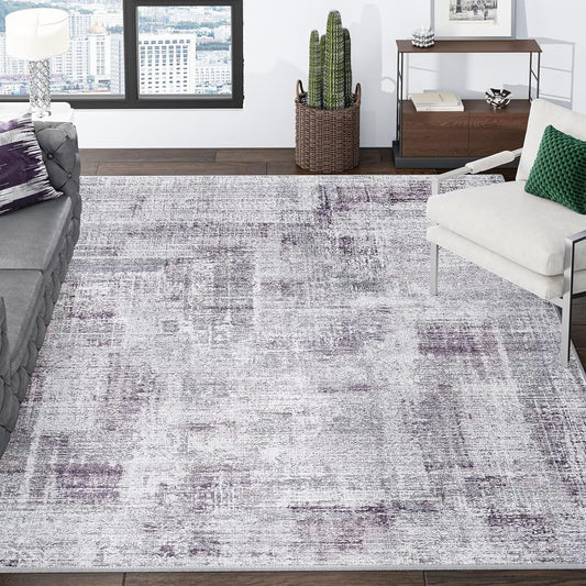 Eleisa Modern Abstract 9x12 Area Rug for Living Room & More