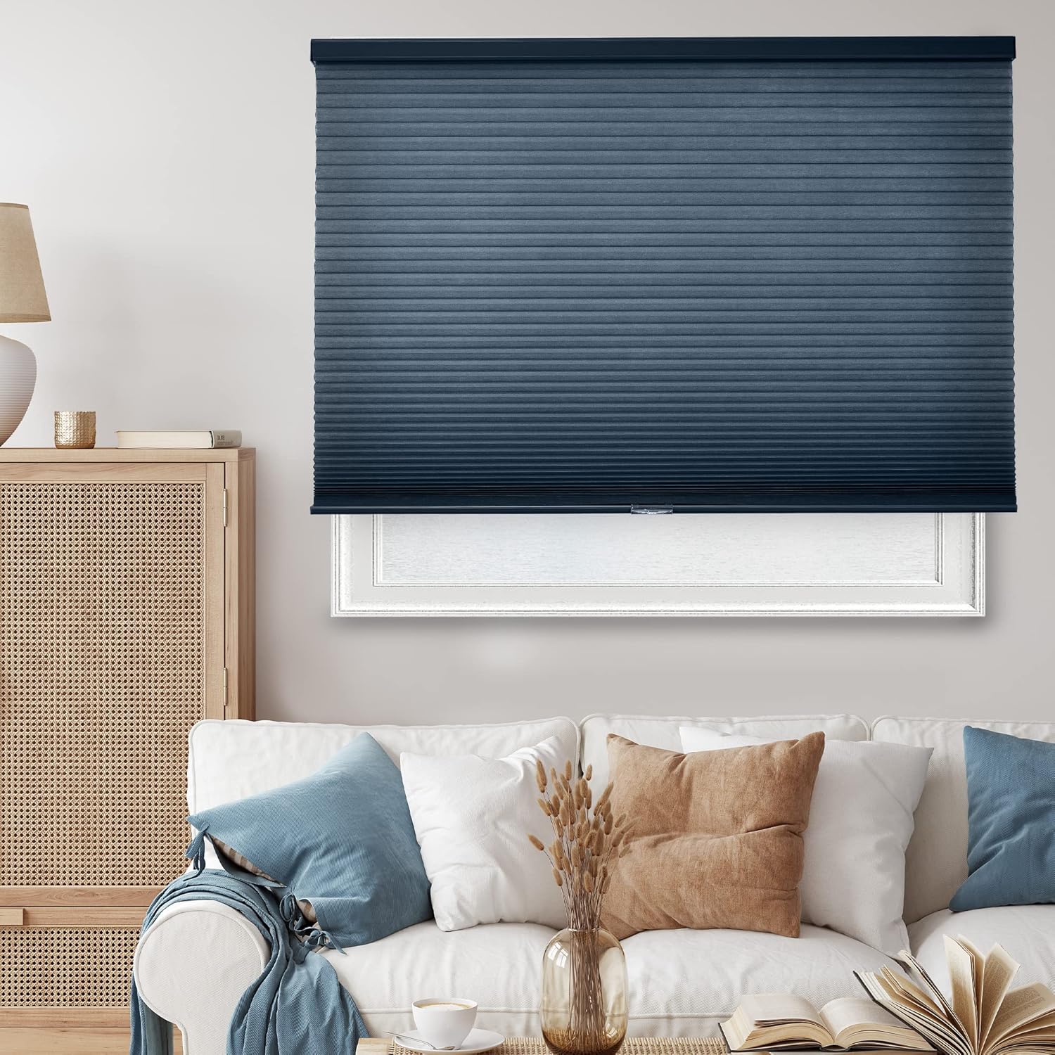 Chicology Cellular Shades for Windows - Cordless Blinds 22in x 64in